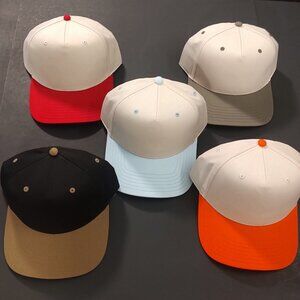 5 Cute Caps - A Color for Every Outfit Blue Red Orange Olive Black New!